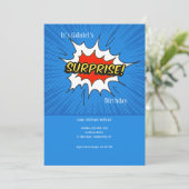 Invitation Fête Surprise (Debout devant)