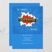 Invitation Fête Surprise (Devant / Derrière)