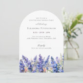 Invitation FÊTE SURPRISE 25e anniversaire Juillet Fleur de na (Debout devant)