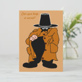 Invitation fête surprise de l'anniversaire secret SPY (Debout devant)