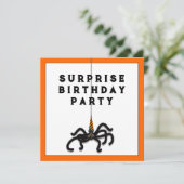 Invitation Fête surprise d'octobre (Debout devant)