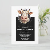 Invitation Fête surprise | Drôle entreprise de retraite de va (Debout devant)