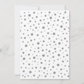 Invitation Fête surprise pour le 25e anniversaire - Blanc arg (Dos)