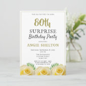 Invitation Fête surprise pour les 80 ans de Yellow Rose (Debout devant)