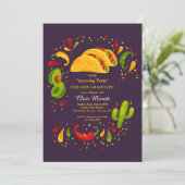Invitation Fête Tacos (Debout devant)