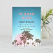 INVITATION FÊTE TROPICALE D'ÉTÉ (Debout devant)