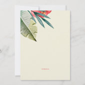 Invitation Fête Tropicale pour les Futurs Diplômés (Dos)