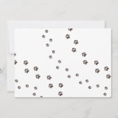 Invitation Fête vétérinaire à thème pour enfants (Dos)