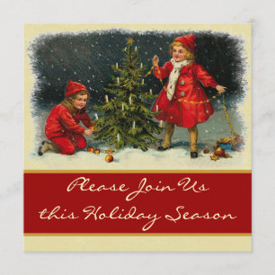 Invitation Fête Vintage Trimple Arbre