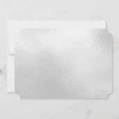 Invitation Fête VIP Glamour Diamants Paillettes Roses (Dos)