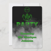 Invitation Fête VIP Top Secret Confidentielle (Dos)