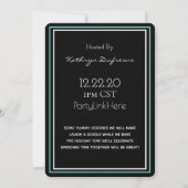 Invitation Fête virtuelle (Dos)