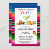 Invitation Fête virtuelle Cinco De Mayo (Devant / Derrière)