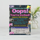 Invitation Fête Y2K (Debout devant)