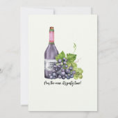 Invitation Fêter avec Élégance comme un Grand Vin - 40 ans (Dos)