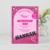 Invitation fêter et anniversaire (Debout devant)