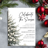 Invitation Fêter la fête de Noël de la saison