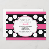 Invitation Fêter la nuit des filles (Devant / Derrière)