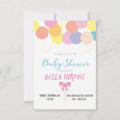 Invitation Fêter l'arrivée de votre petit miracle ! (Devant)