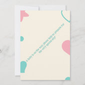 Invitation Fêter l'arrivée de votre petit miracle ! (Dos)