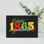 Invitation Fêter le 11° juin : Liberté depuis 1865 (Debout devant)