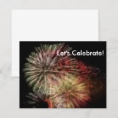 Invitation Fêter le 4 (Devant / Derrière)