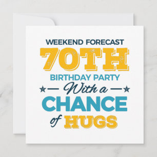 Invitation fêter le 70e anniversaire