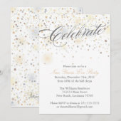 Invitation Fêter le Nouvel An (Devant / Derrière)