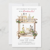 Invitation Fêter les fêtes Noël Cocktail Party (Devant)