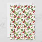 Invitation Fêter les fêtes Noël Cocktail Party (Dos)