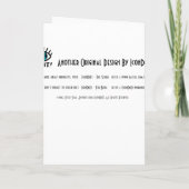 Invitation Fêter l'invitation (carte) (Dos)