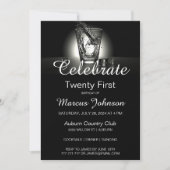 Invitation Fêter l'invitation du 21e anniversaire (Devant)