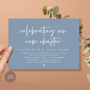 Invitation Fêter Notre Nouveau Chapitre, Elopement Brunch