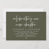 Invitation Fêter Notre Nouveau Chapitre, Elopement Brunch (Devant)
