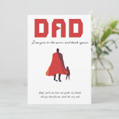 Invitation Fêter papa en style (Debout devant)