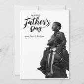Invitation Fêter papa en style (Dos)