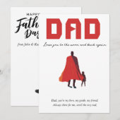 Invitation Fêter papa en style (Devant / Derrière)