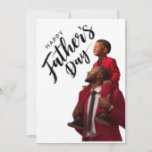 Invitation Fêter papa en style (Dos)