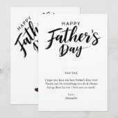 Invitation Fêter papa en style (Devant / Derrière)