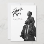 Invitation Fêter papa en style (Dos)