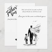 Invitation Fêter papa en style (Devant / Derrière)