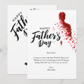Invitation Fêter papa en style (Devant / Derrière)
