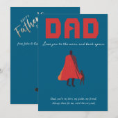 Invitation Fêter papa en style (Devant / Derrière)