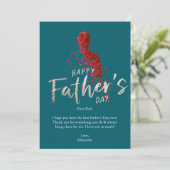 Invitation Fêter papa en style (Debout devant)