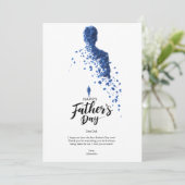 Invitation Fêter papa en style (Debout devant)