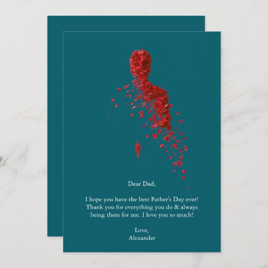 Invitation Fêter papa en style (Devant / Derrière)