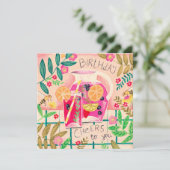 Invitation Fêter son anniversaire avec une sangria d'été (Debout devant)