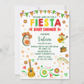 Invitation fêtes baby shower folk mexicain (Devant)