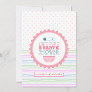 Invitation Fêtes de Bébé Adorables