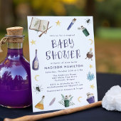 Invitation Fêtes de Bébé Halloween Potions Magiques Fantaisis